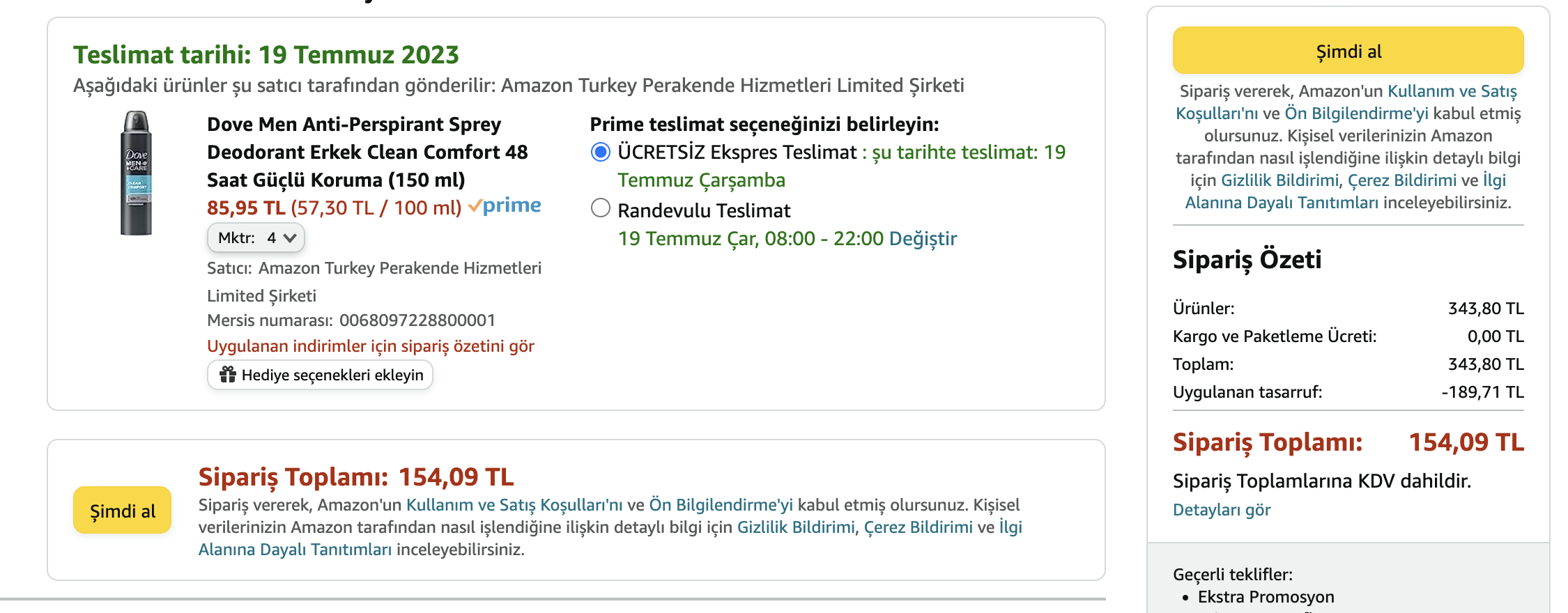 Dove Deodorant Erkek 4lü alımda tanesi 38TL 🔥🔥